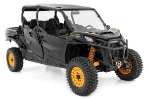 Can-Am Commander Max 1000R XT Full Windshield - Rough Country - Scratch Resistant - '21-'23 Can-Am Commander Max 1000R XT Full Windshield - Rough Country - Scratch Resistant - '21-'23
